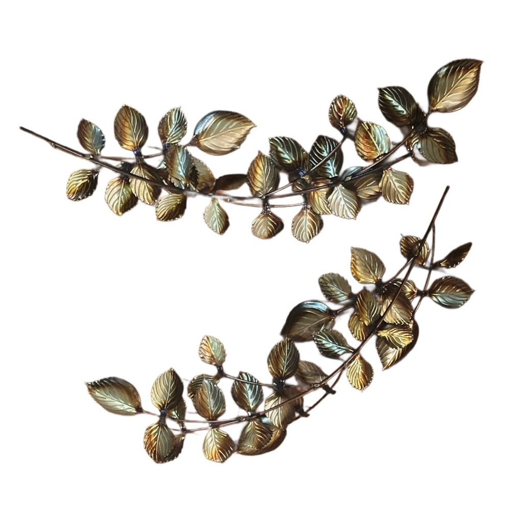 Vintage Gold Leaf Wall Decor